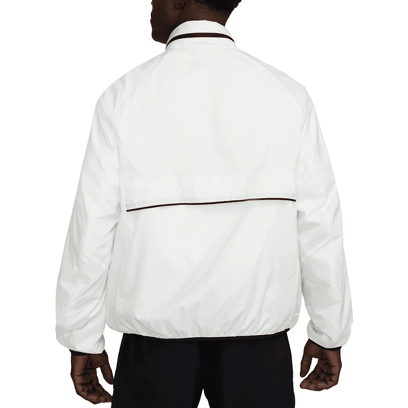 Veste entièrement zippée Nike pour homme de l'équipe France nationale 2024 Halo Anthem blanche