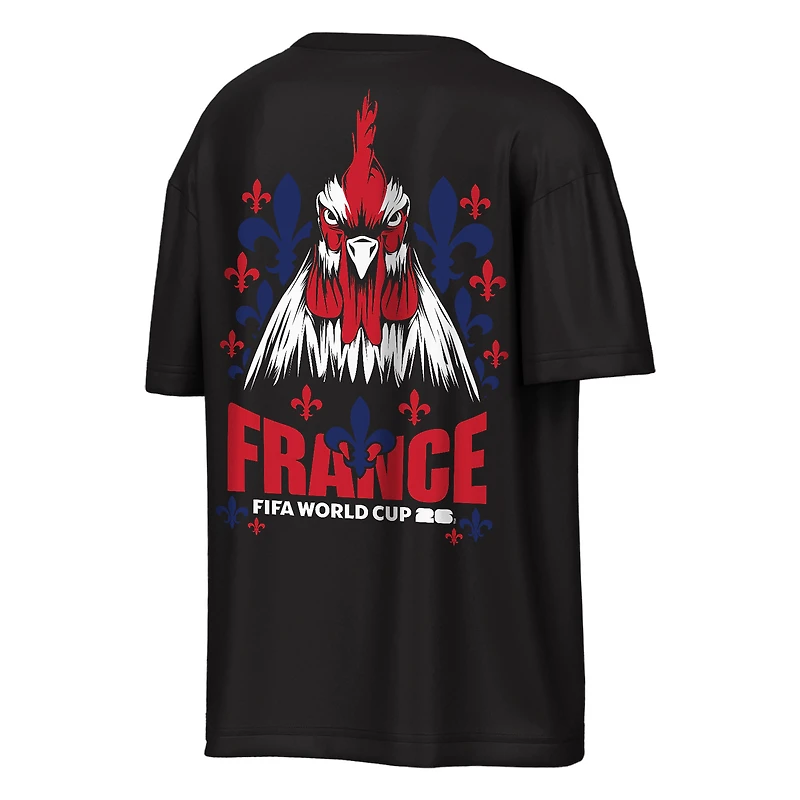 T-shirt oversize noir Outerstuff France Coupe du Monde FIFA 2026 Rally pour homme