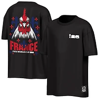 Men's Outerstuff  Black France National Team FIFA World Cup 2026 Rally Oversized 2-Hit T-Shirt