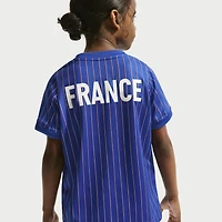 Maillot d'avant-match Nike Royal France National Team x Jacquemus 2026 pour enfants d'âge préscolaire