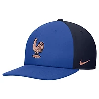 Unisex Nike Blue France National Team Pro Flatbill Snapback Hat