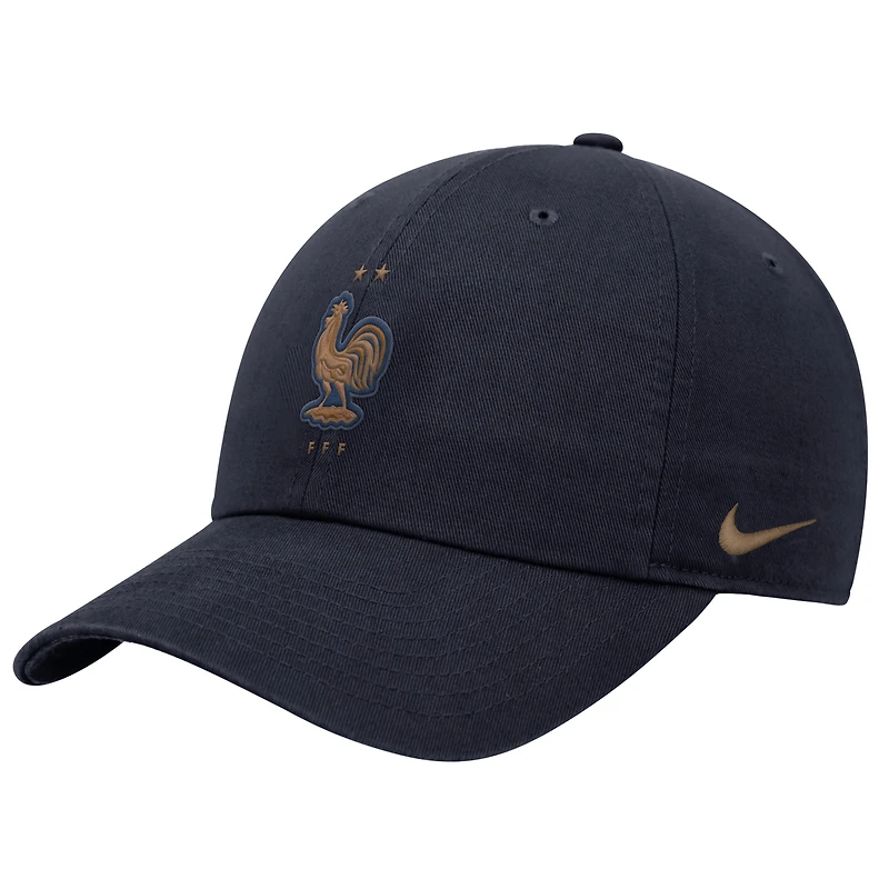 Unisex Nike Navy France National Team Club Adjustable Hat