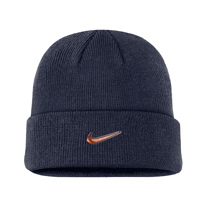 Bonnet à revers Nike bleu marine de l'équipe de France Terra