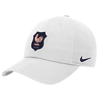 Casquette ajustable Nike blanche unisexe de l'équipe France