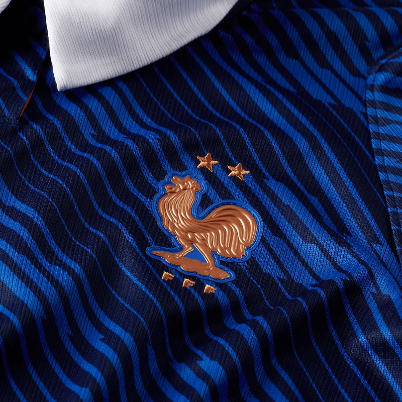 Maillot réplique domicile Nike bleu de l'équipe France féminine pour la saison 2026