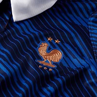 Maillot réplique domicile Nike bleu de l'équipe France féminine pour la saison 2026