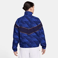 Women's Nike Blue France National Team Windrunner UV Woven Full-Zip Jacket