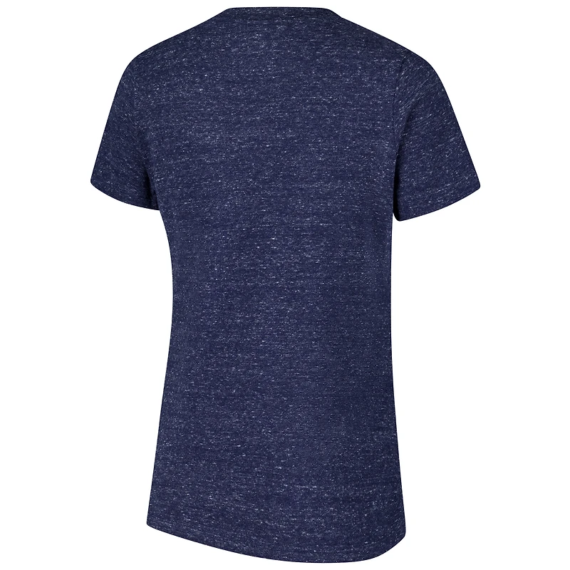 T-shirt universitaire Nike bleu marine chiné avec écusson de l'équipe nationale France pour femme