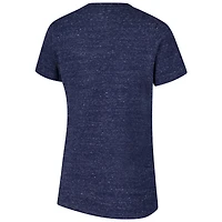 T-shirt universitaire Nike bleu marine chiné avec écusson de l'équipe nationale France pour femme