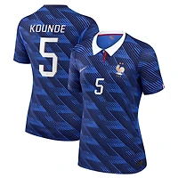 Women's Nike Jules Koundé Blue France National Team 2026 Home Match Authentic Jersey