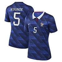 Women's Nike Jules Koundé Blue France National Team 2026 Home Stadium Replica Jersey