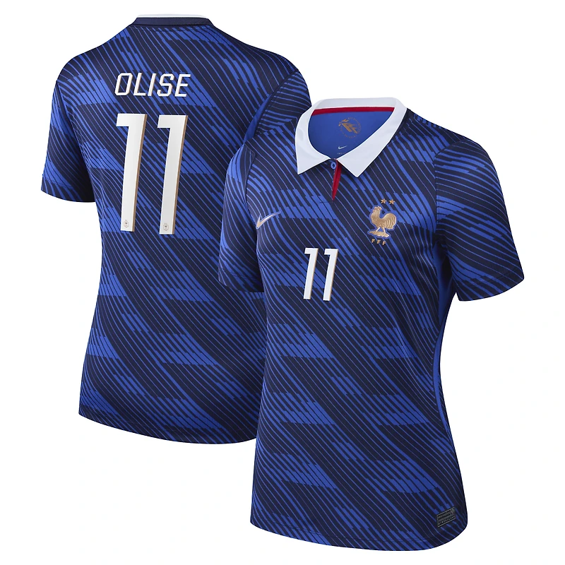 Women's Nike Michael Olise Blue France National Team 2026 Home Stadium Replica Jersey