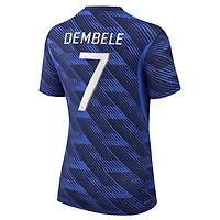 Women's Nike Ousmane Dembélé Blue France National Team 2026 Home Match Authentic Jersey