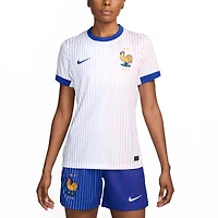 Maillot vierge Nike blanc réplique extérieur de l'équipe France 2024 pour femme