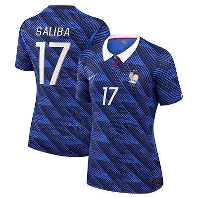 Women's Nike William Saliba Blue France National Team 2026 Home Match Authentic Jersey