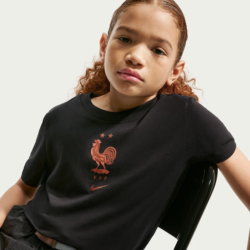 Youth Nike France National Team Crest T-Shirt