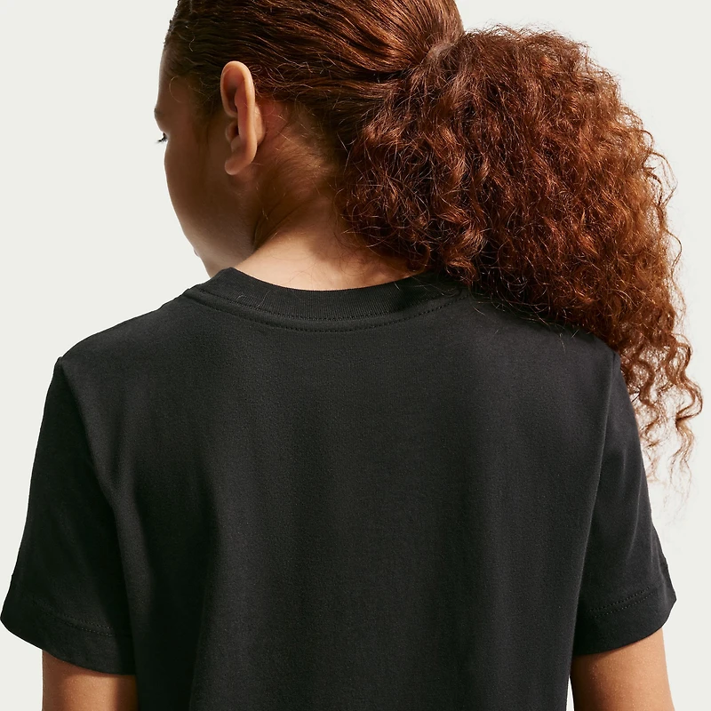 T-shirt Nike noir pour enfant avec l'écusson de l'équipe France