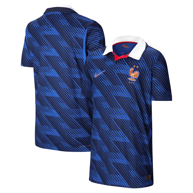 Youth Nike  Blue France National Team 2026 Home Match Authentic Jersey