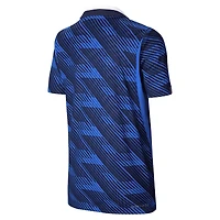 Maillot domicile authentique Nike bleu pour jeunes de l'équipe nationale France 2026