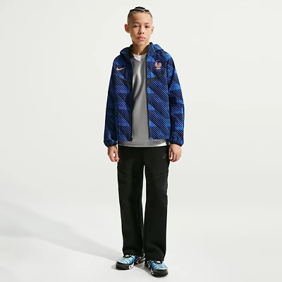 Youth Nike Blue France National Team Tech Woven Full-Zip Hooded Jacket