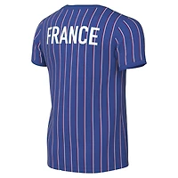 Maillot d'avant-match Nike bleu pour jeunes, équipe nationale de France x Jacquemus 2026 Dri-FIT