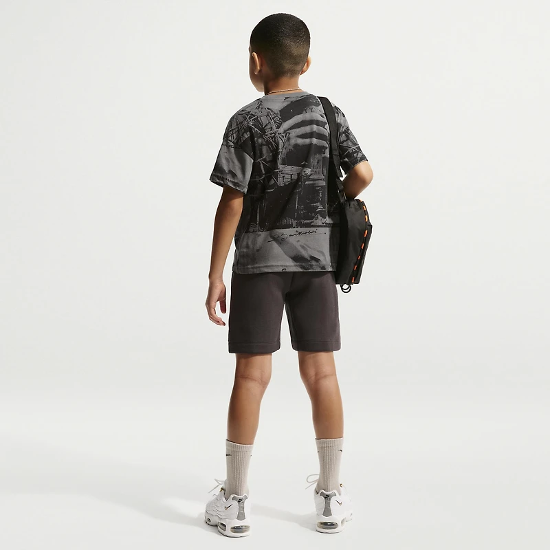 T-shirt Nike gris imprimé intégral pour enfant, équipe nationale de France