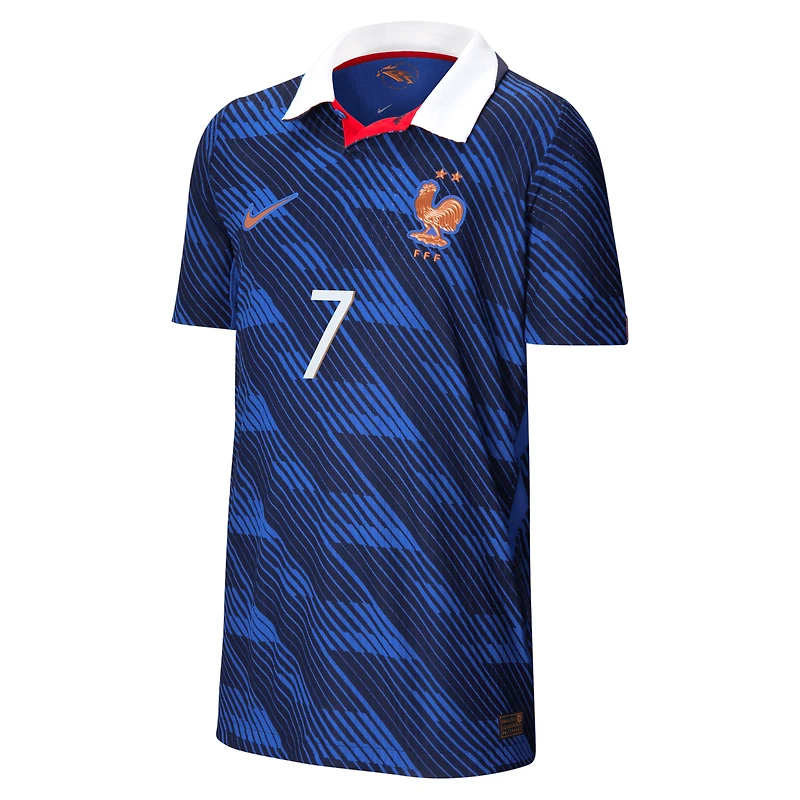 Youth Nike Ousmane Dembélé Blue France National Team 2026 Home Match Authentic Jersey
