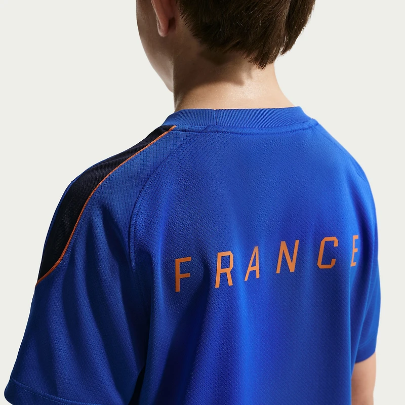 Youth Nike Royal France National Team 2026 Strike Dri-FIT Top