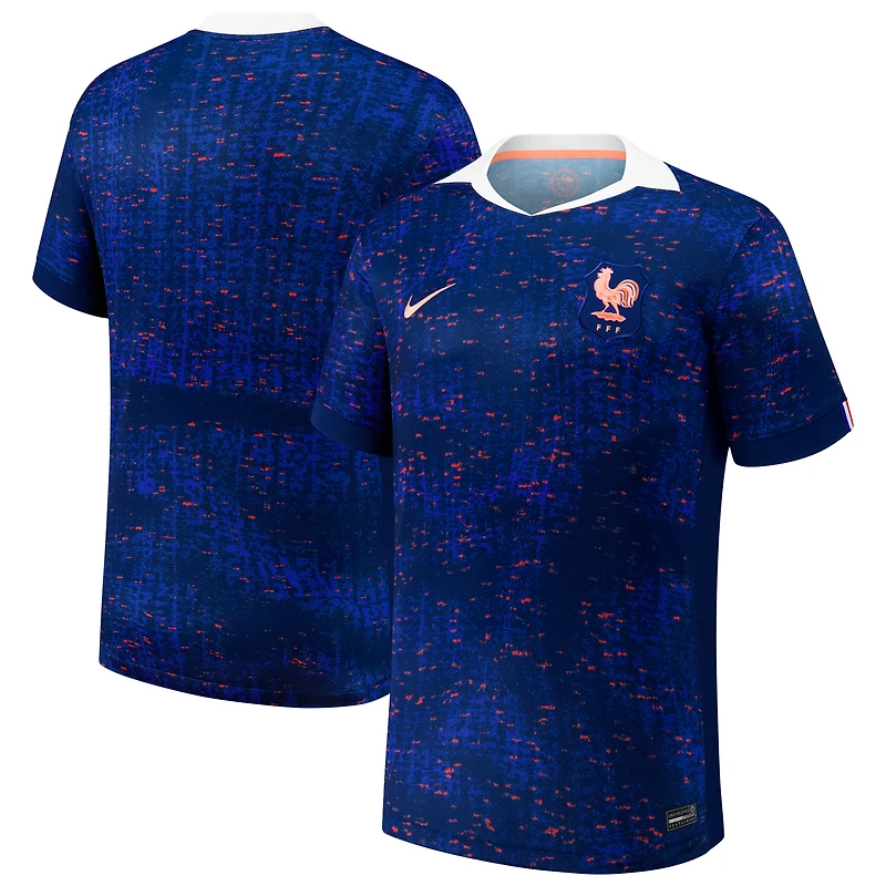 Maillot Nike bleu domicile de l'équipe France féminine 2025/26