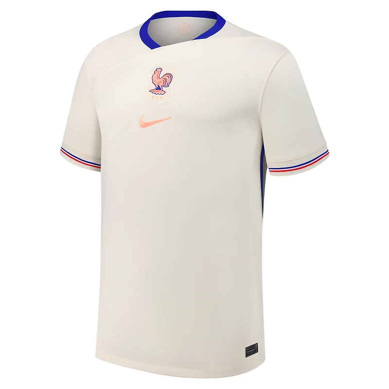 Maillot Nike crème extérieur de l'équipe France féminine 2025/26