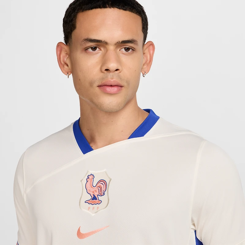 Men's Nike Cream France Women's National Team 2025/26 Away Replica Jersey