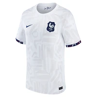 Maillot Femme Nike France Equipe Nationale Féminine 2023 Extérieur Réplique Blanc