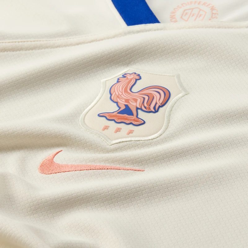 Maillot Nike crème réplique extérieur de l'équipe France féminine 2025/26