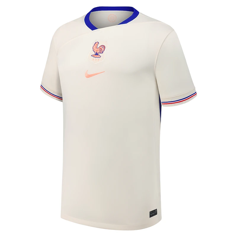 Youth Nike Cream France Women's National Team 2025/26 Away Replica Jersey