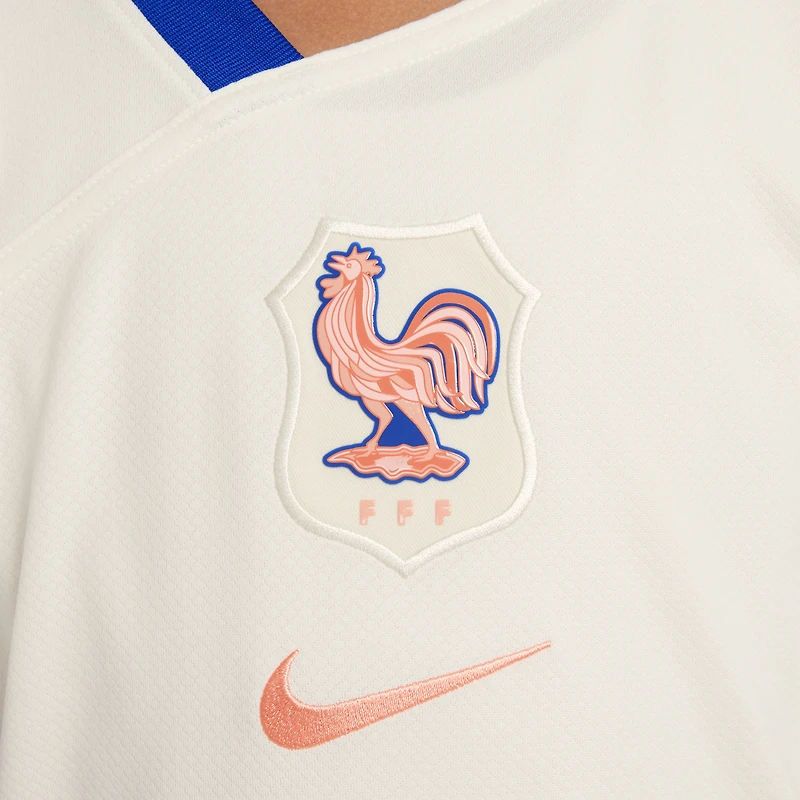 Youth Nike Cream France Women's National Team 2025/26 Away Replica Jersey