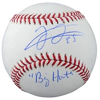 Balle de baseball autographiée par Frank Thomas des White Sox de Chicago avec l'inscription « Big Hurt »