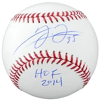 Ballon de baseball autographié par Frank Thomas des Chicago White Sox avec l'inscription « HOF 2014 »