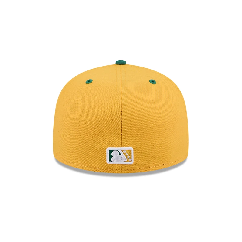 Men's New Era Gold Fredericksburg Nationals Theme Nights 59FIFTY Fitted Hat