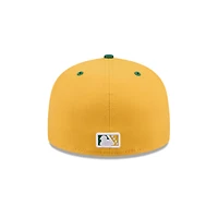 Men's New Era  Gold Fredericksburg Nationals Theme Nights 59FIFTY Fitted Hat