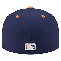 Casquette ajustée 59FIFTY Copa de la Diversión New Era pour hommes, bleu marine, Fredericksburg Nationals