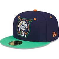 Casquette ajustée New Era Fredericksburg Nationals Copa De La Diversion 59FIFTY pour homme, bleu marine