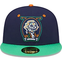 Casquette ajustée New Era Fredericksburg Nationals Copa De La Diversion 59FIFTY pour homme, bleu marine