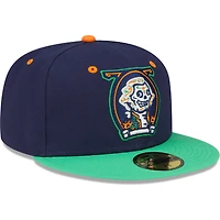 Casquette ajustée New Era Fredericksburg Nationals Copa De La Diversion 59FIFTY pour homme, bleu marine