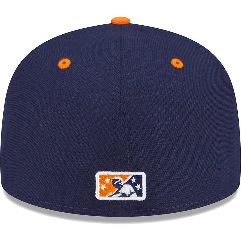 Casquette ajustée New Era Fredericksburg Nationals Copa De La Diversion 59FIFTY pour homme, bleu marine
