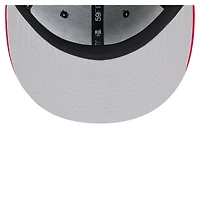 Men's New Era  Black/Red Fresno Grizzlies Authentic Collection 59FIFTY Fitted Hat