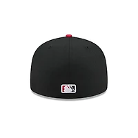 Casquette ajustée 59FIFTY Fresno Grizzlies noire New Era pour homme