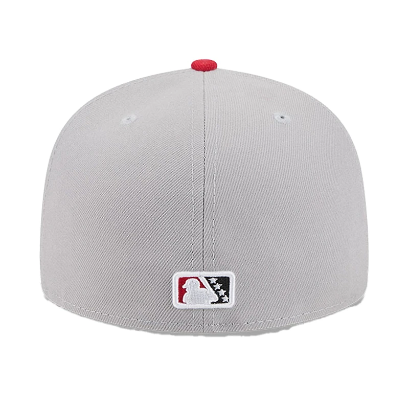 Casquette ajustée 59FIFTY Fresno Grizzlies grise New Era pour homme