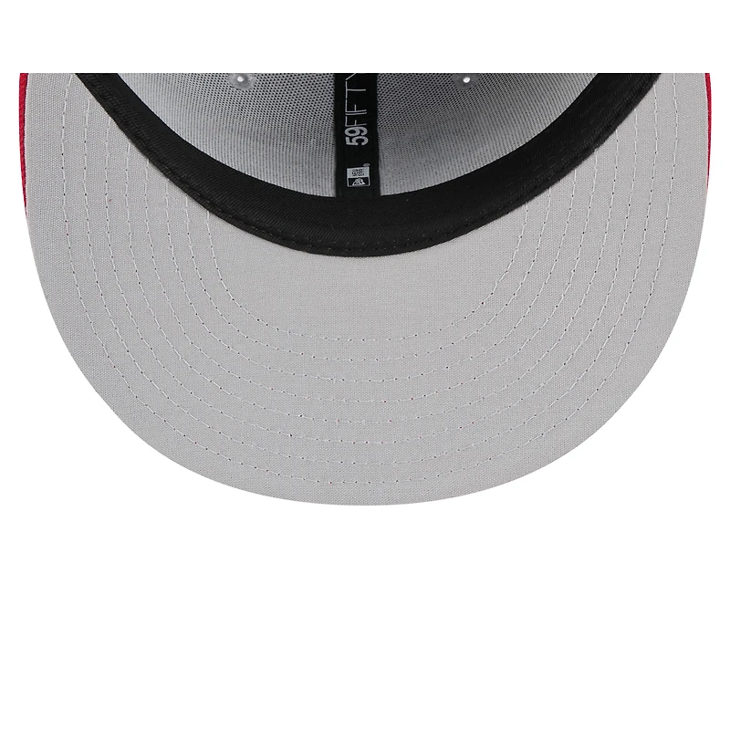 Casquette ajustée 59FIFTY Fresno Grizzlies grise New Era pour homme
