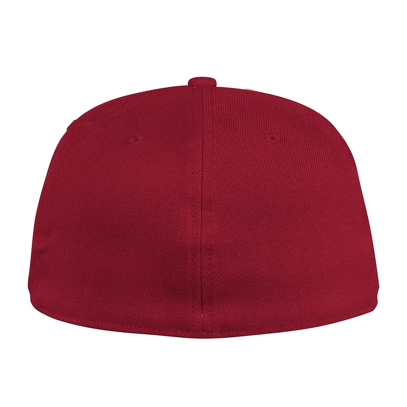 Casquette ajustée rouge pour homme adidas Fresno State Bulldogs On-Field