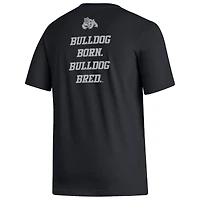 Men's adidas Black Fresno State Bulldogs Blackout T-Shirt